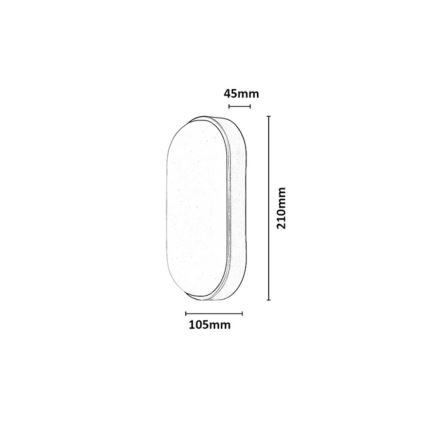 Rabalux - LED Applique murale d'extérieur LED/14W/230V IP54 noire