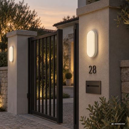 Rabalux - Applique murale d'extérieur LED/14W/230V IP54 blanche
