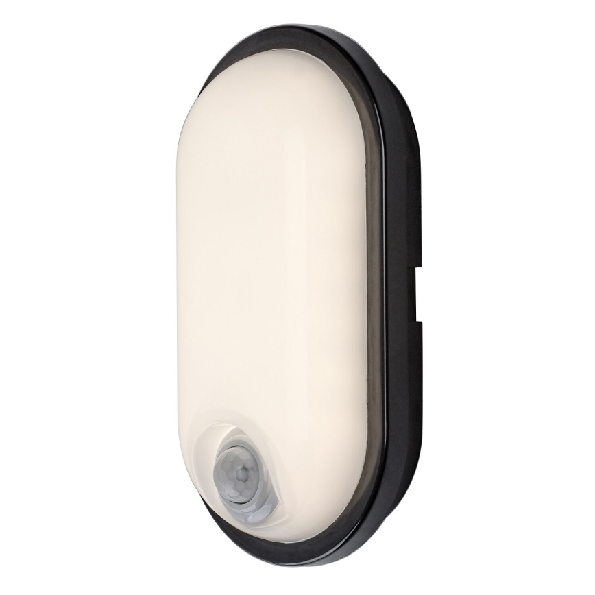 Rabalux - Plafonnier LED d'extérieur avec détecteur de mouvement LED/15W/230V IP65 noir