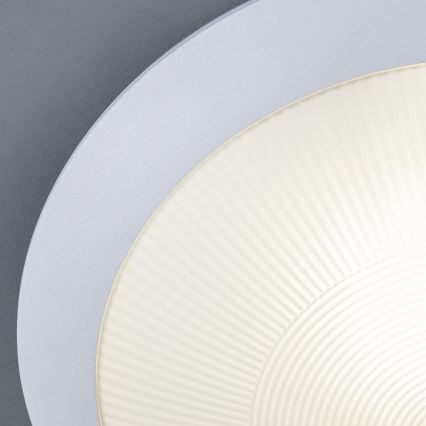 Rabalux - Plafonnier extérieur avec détecteur de mouvement 1xE27/9W/230V IP65 Ø 30 cm blanc