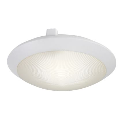 Rabalux - Plafonnier extérieur avec détecteur de mouvement 1xE27/9W/230V IP65 Ø 30 cm blanc