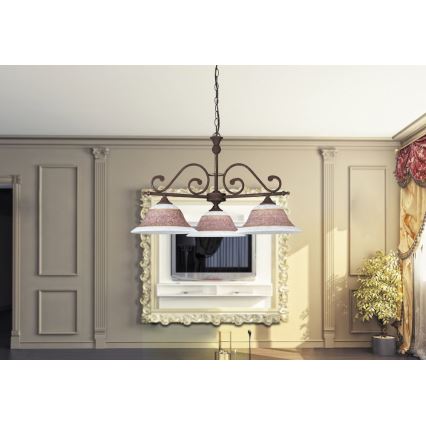 Rabalux 7747 - Lustre avec chaîne MAGDALENA 3xE27/60W/230V