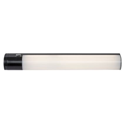 Rabalux - Réglette LED de cuisine avec prise LED/17W/230V 4000K IP44 noir 57 cm