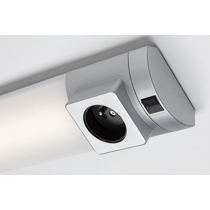 Rabalux - Réglette de cuisine avec prise LED/8W/230V 4000K 68 cm argent