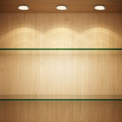 Rabalux - Ensemble de 3 éclairages LED dimmables pour armoire LED/1W/230V 4000K