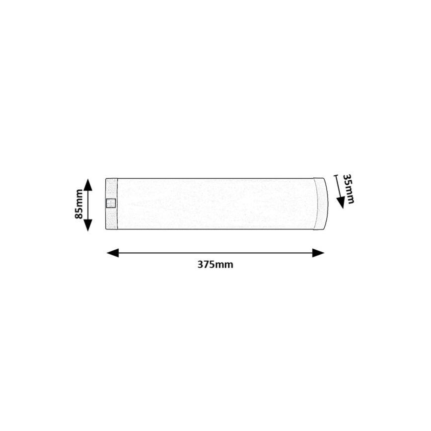 Rabalux - Réglette de cuisine LED/5W/230V 4000K chrome brillant