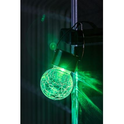 Rabalux - Éclairage solaire extérieure RGB avec interrupteur LED/0,06W 60 mAh IP44