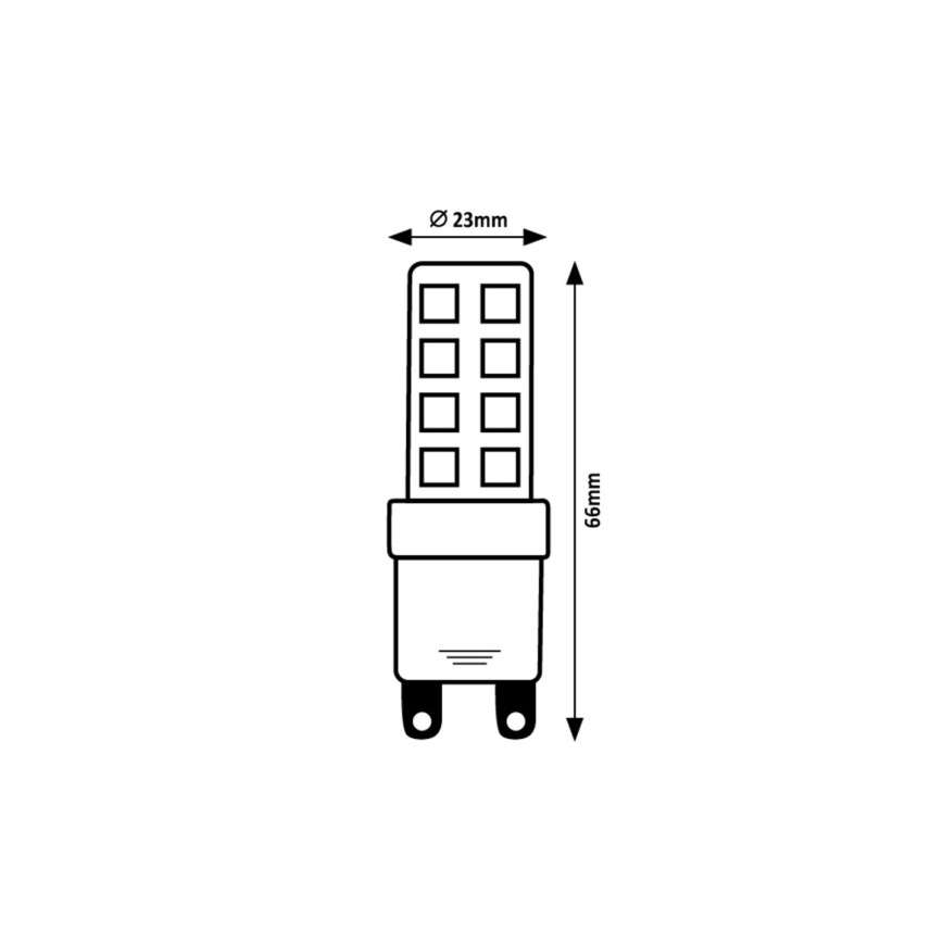 Rabalux - Ampoule LED G9/7W/230V 3000K
