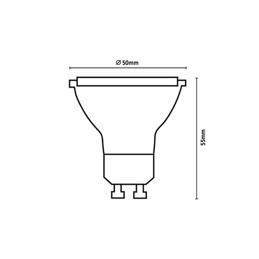 Rabalux - Ampoule LED SMD GU10/4W/230V 3000K