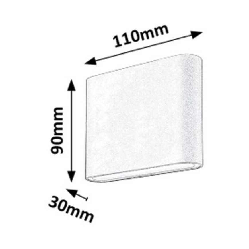 Rabalux - Applique murale extérieure 2xLED/3W/230V IP54 3000K