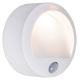 Rabalux - Applique murale LED extérieure avec détecteur LED/1,5W/3xAA IP44 blanc