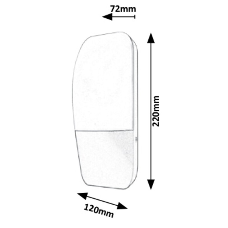 Rabalux - Applique murale extérieur LED/10W/230V IP65 800lm 4000K