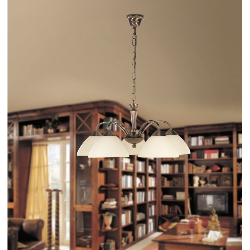 Rabalux - Lustre avec chaîne 5xE14/40W/230V