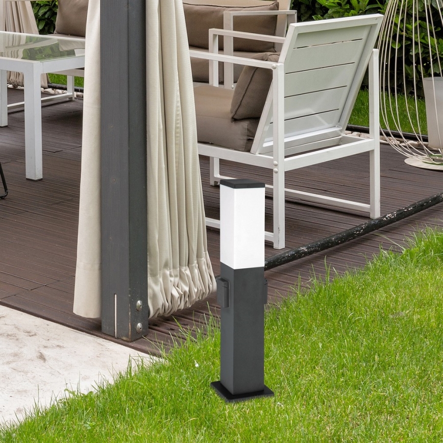 Rabalux 8339 - Lampadaire extérieur BONN 1xE27/60W/230V IP44