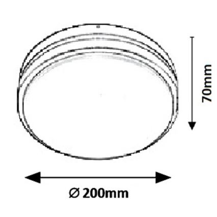Rabalux 8847 - Applique murale LED extérieure HAMBURG LED/10W/230V IP44