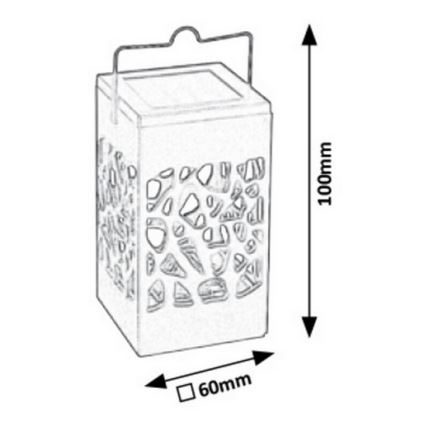 Rabalux - Éclairage solaire extérieur LED/0,07W/1xAAA IP23 200 mAh