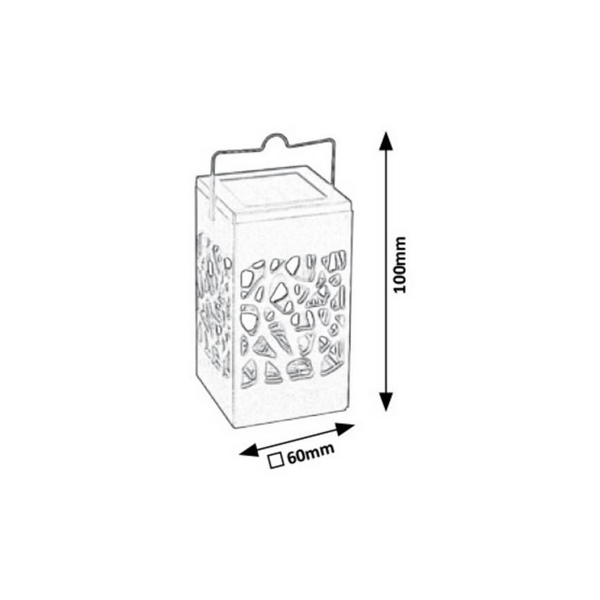Rabalux - Éclairage solaire extérieur LED/0,07W/1xAAA IP23 200 mAh