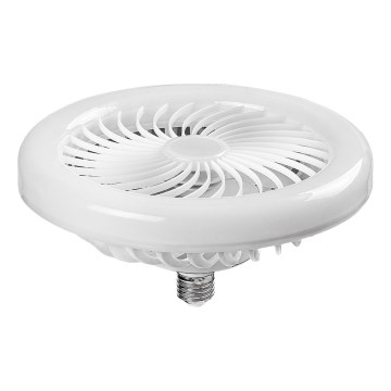 Rabalux - Ampoule LED dimmable avec ventilateur SMD E27/16W/230V 3000–6500 K + télécommande