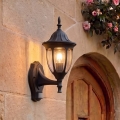 Rabalux - Applique murale d'extérieur avec détecteur 1xE27/60W/230V IP43 noir