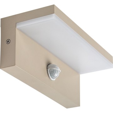 Rabalux - Applique murale LED d'extérieur avec détecteur LED/9W/230V IP54 beige