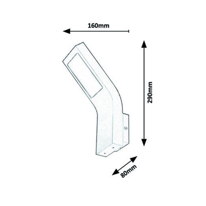 Rabalux - Applique murale LED extérieur LED/9W/230V IP44