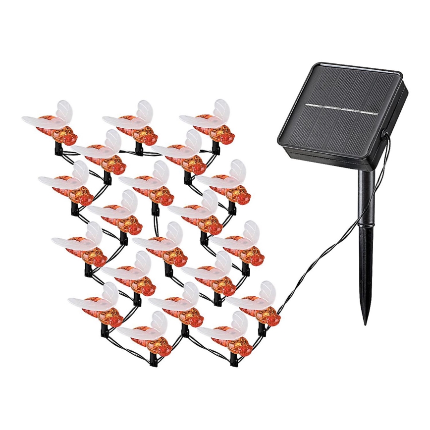 Rabalux - Guirlande solaire 20xLED/0,06W/1,2V IP44 600 mAh