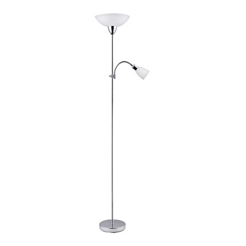 Rabalux - Lampadaire 1xE27/60W+E14/40W