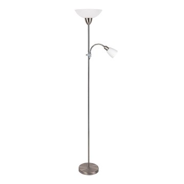 Rabalux - Lampadaire 1xE27/60W+E14/40W