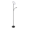Rabalux - Lampadaire LED à intensité variable LED/23W/230V 3000/4200/6500 noir