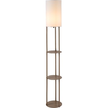 Rabalux - Lampadaire sur pied avec étagères 1xE27/40W/230V beige