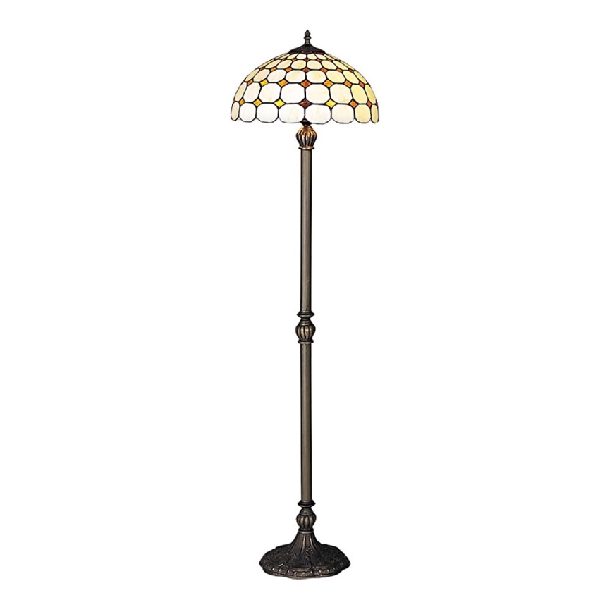 Rabalux - Lampadaire Tiffany avec vitraux 2xE27/60W/230V