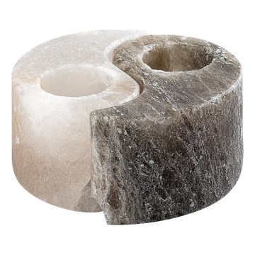 Rabalux - Lampe de sel - bougeoir gris/blanc