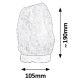 Rabalux - Lampe de sel (Himalaya) 1xE14/5W/230V 19 cm 1,7 kg