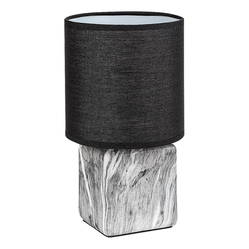 Rabalux - Lampe de table 1xE14/40W/230V noir/effet marbre