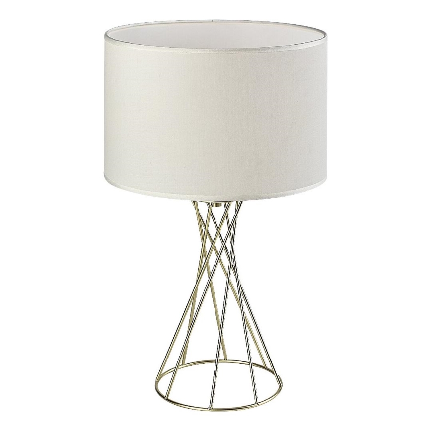 Rabalux - Lampe de table 1xE27/40W/230V dorée/blanche