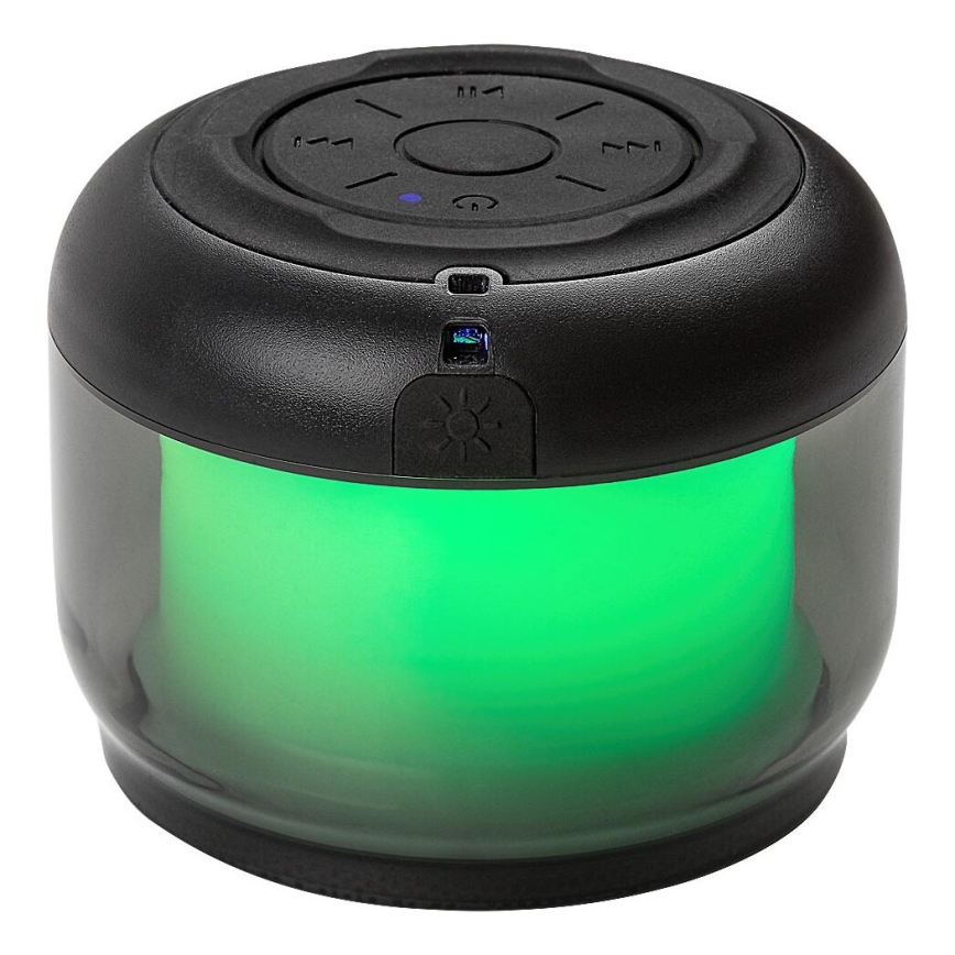 Rabalux - Lampe de table avec haut-parleur RGB/3W/3,7V 500mAh