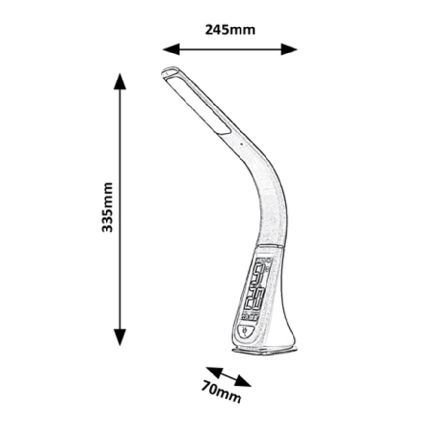 Rabalux - Lampe de table tactile LED à intensité variable LED/5W/230V blanc