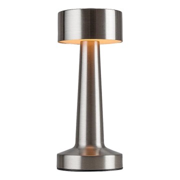 Rabalux - Lampe de table tactile rechargeable LED/2,7W/5V 1200mAh 3000/4000/6000K chrome mat