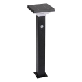 Rabalux - Lampe solaire avec détecteur LED/4W/3,7V IP44 noir 2200 mAh