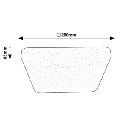 Rabalux - LED Plafonnier LED/12W/230V