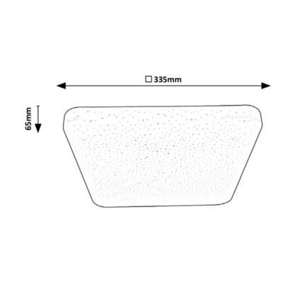 Rabalux - LED Plafonnier LED/18W/230V