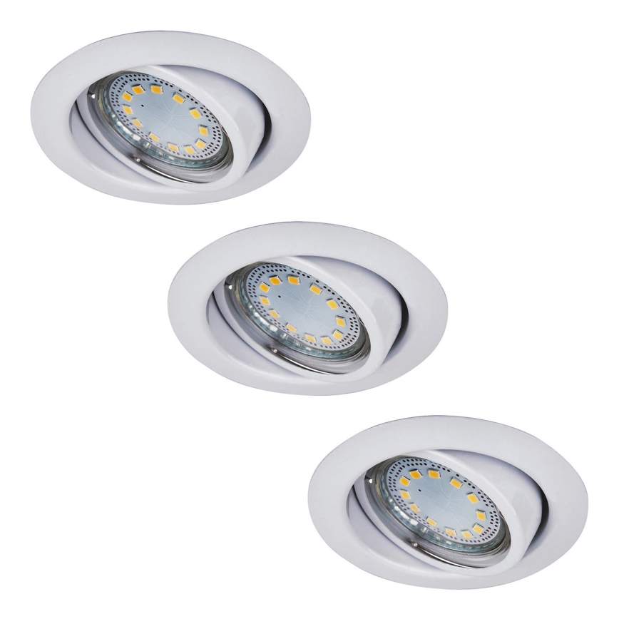 Rabalux - LOT 3xLED Spot encastrable 3xGU10/3W/230V IP40