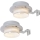 Rabalux - Lot de 2 appliques murales solaires à LED 0,06W/1,2V 300 mAh IP44