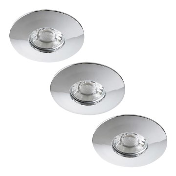 Rabalux - Lot de 3 plafonniers encastrés pour salle de bains LED/4W/230V IP44