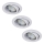 Rabalux - Lot de 3 spots LED encastrables, 1x GU10 / 3W / 230V, IP40