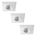 Rabalux - LOT DE 3 SPOTS LED encastrables pour salle de bains LED/4W/230V IP44