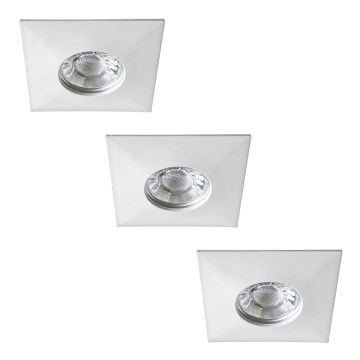Rabalux - LOT DE 3 SPOTS LED encastrables pour salle de bains LED/4W/230V IP44
