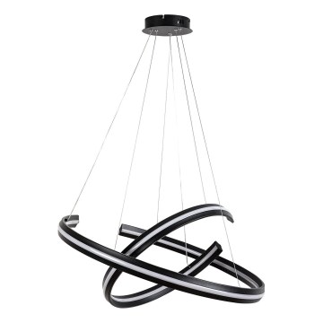 Rabalux - Lustre LED dimmable sur câble LED/80W/230V 3000-6500K noir + télécommande