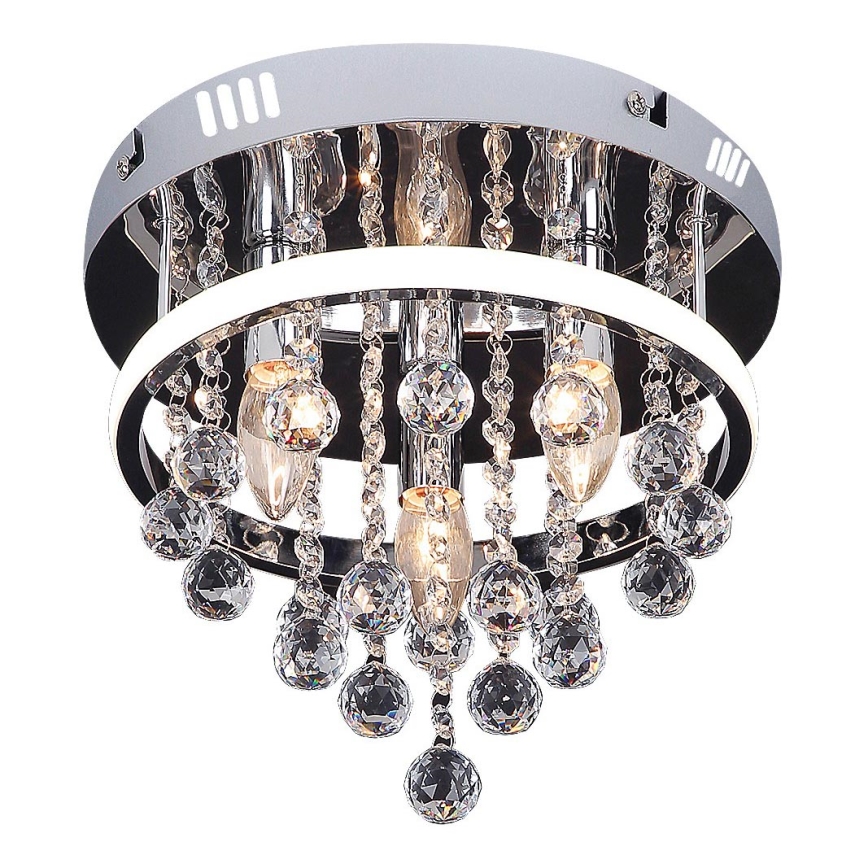 Rabalux - Lustre monté en surface en cristal LED/20W/230V + 3xE14/40W