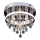 Rabalux - Lustre monté en surface en cristal LED/20W/230V + 3xE14/40W